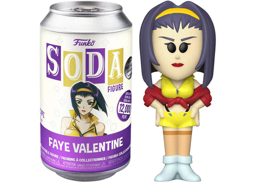 Faye Valentine Mauve Soda Can Funko Soda Figure