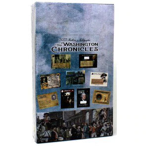 2022 Historic Autographs The Washington Chronicles Hobby Boîte