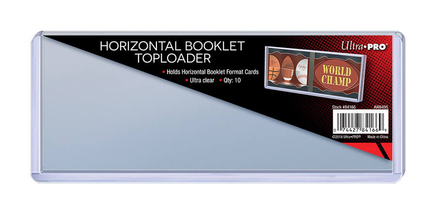 UltraPro Protecteurs rigides pour cartes du type booklet horizontal paquet de 10