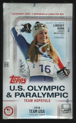 2018 Topps U.S. Olympic & Paralympic Hobby Boîte