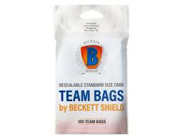 Beckett Shield Team bags paquet de 100